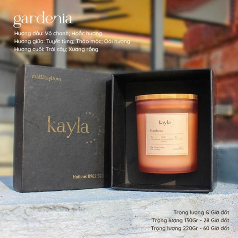 Nến Thơm Gadernia Hương Gỗ Nhẹ Nhàng