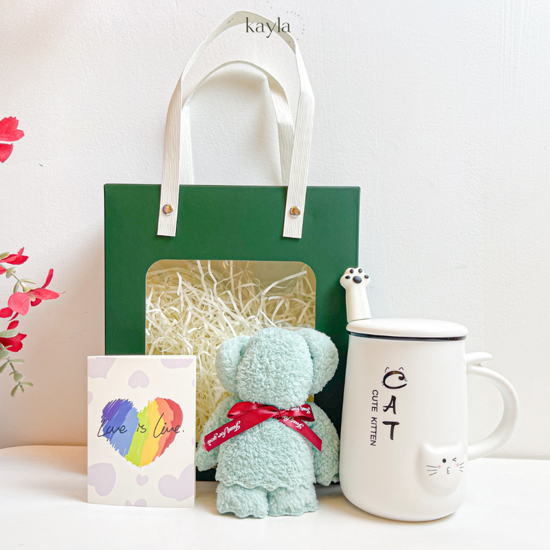 Set Quà Tặng Gấu Mèo Ngọt Ngào
