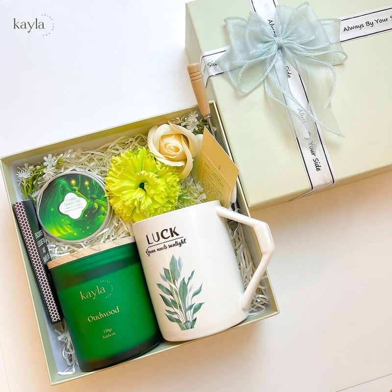 Set Quà May Mắn Xanh Ngát