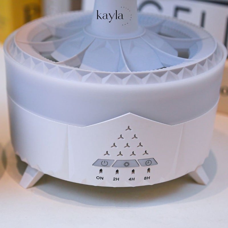 Máy Xông Tinh Dầu UFO Hiệu Ứng Mưa Rơi