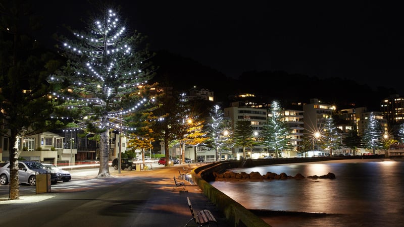 Trang trí Giáng sinh ngoài trời