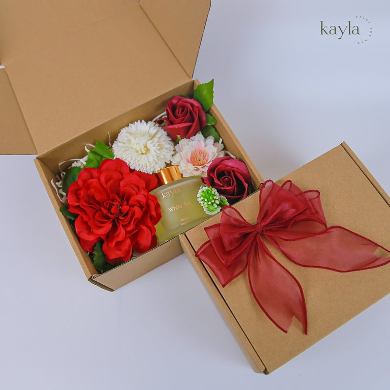 Set Quà White Tea Rose'