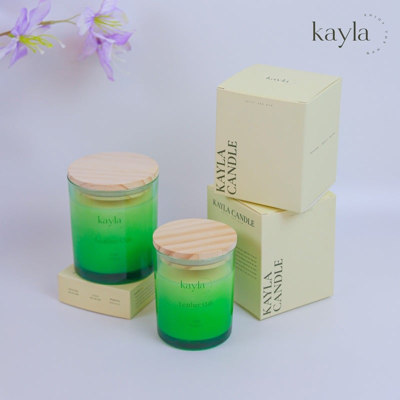 Nến Thơm Leather Oak
