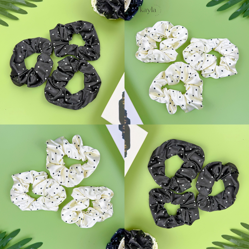 Dây Buộc Tóc Vải Lụa Cột Tóc Nơ Lớn Hàn Quốc Thời Trang