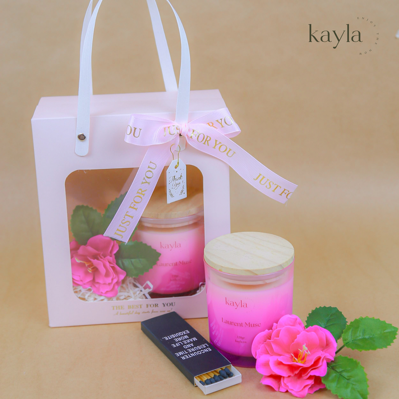 Set Quà Nến Thơm Laurent Muse Dịu Dàng