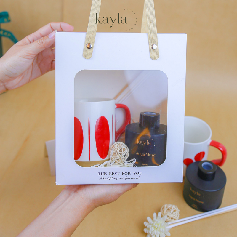 Set Quà Tinh Dầu Khuếch Tán Aqua Muse Yêu Thương