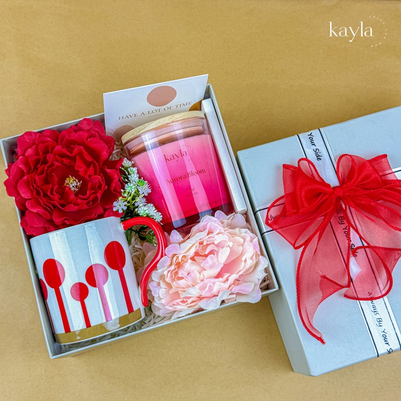 Set Quà Nến Thơm April Red