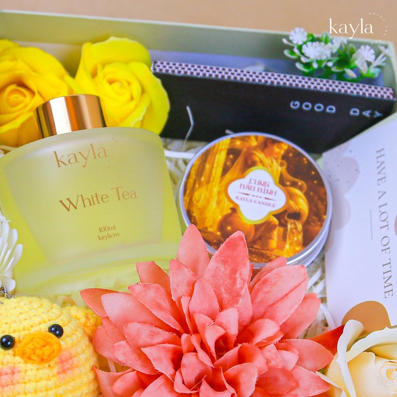 Set Quà Tinh Dầu White Tea – Nắng Dịu An Yên