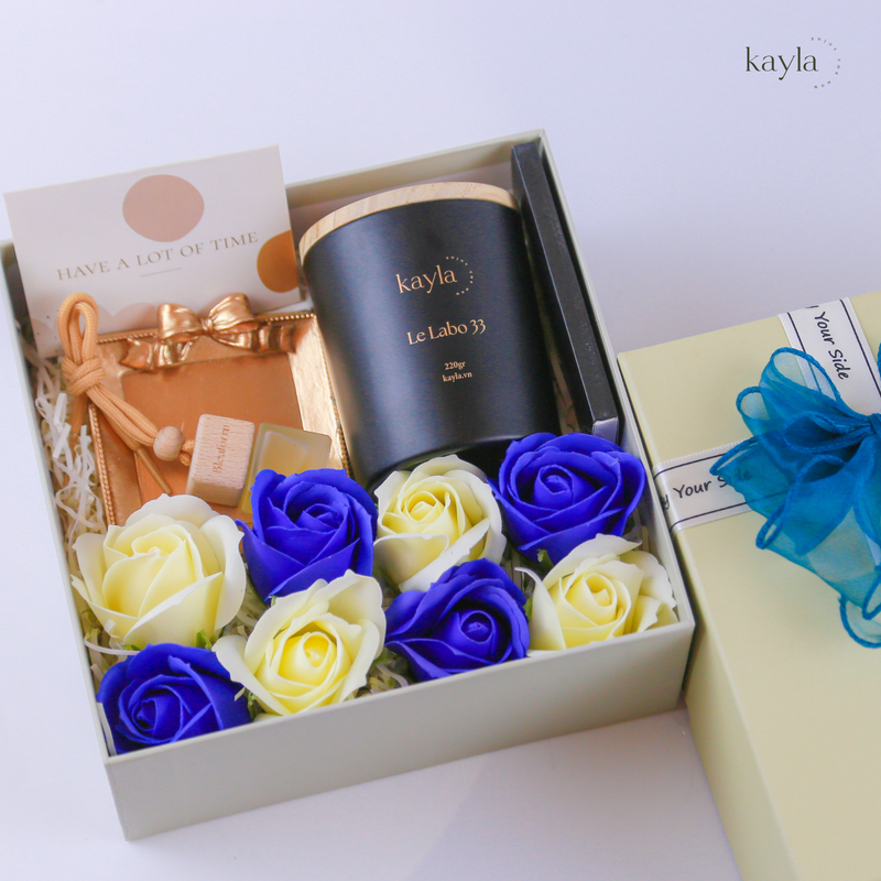 Set Quà Nến Thơm Le Labo 33 Blue