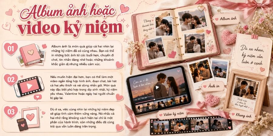 yêu xa nên tặng quà gì cho bạn trai